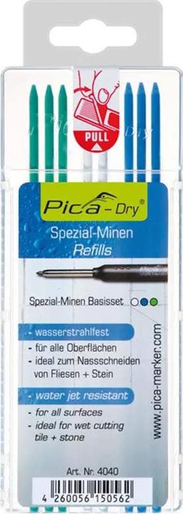 Actual product image Pica Replacement refills DRY Spez. mix SB (Refill, Blue, White, Turquoise, 2.80 mm)