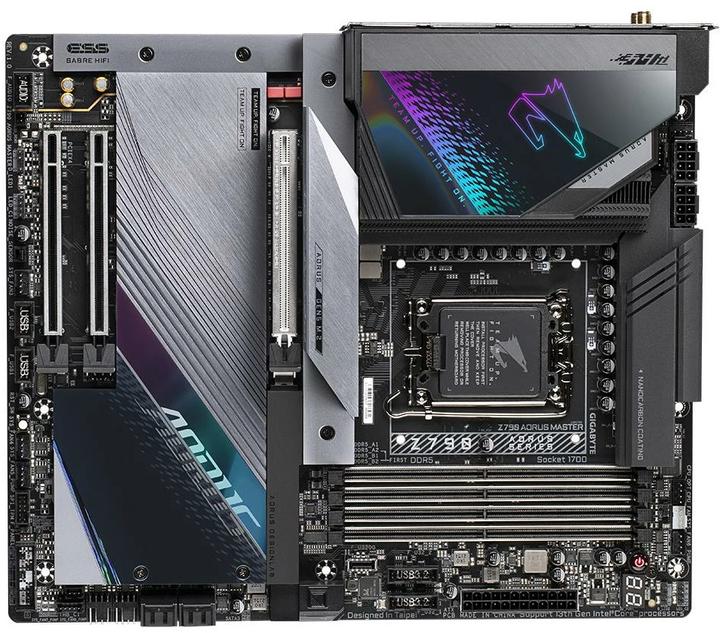 Image du produit Gigabyte Z790 AORUS MAÎTRE (LGA 1700, Intel Z790, E-ATX)