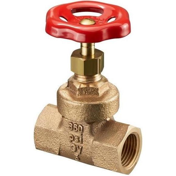 Oventrop, Zubehör Sanitärinstallation, OV Muffenschieber Hygate ATR PN 25, Rotguss DN 32, R 1 1/4Zoll IG