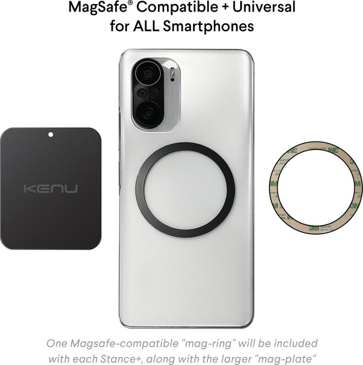Immagine prodotto Kenu Stance+ All-in-One MagSafe Telefonständer, Multi-Winkel, Universal