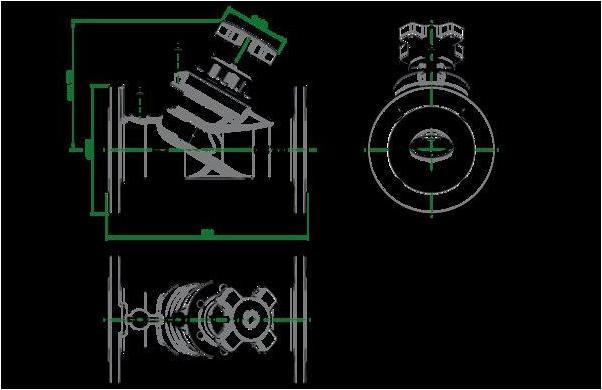 Produktbild Oventrop OV Strangregulierventil Hydrocontrol VFC PN 16, Grauguss, Flansch/DIN DN 65