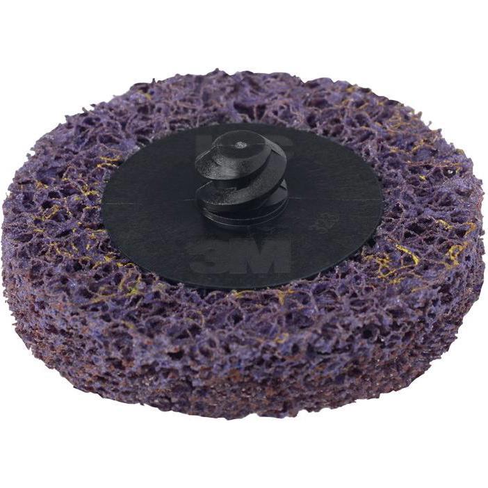 3M, Abrasivi, Disco per pulizia grossolana Scotch Brite™ BF-DR Ø 76,2 mm viola medio (Medio)