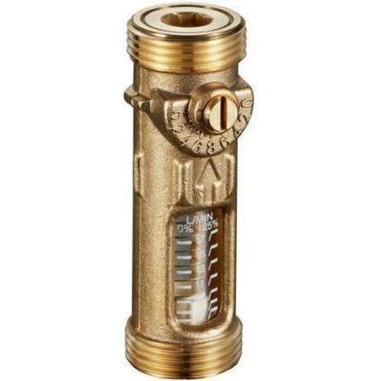 Oventrop, Accessori per installazione sanitaria, OV Hycoflow VTB valvola di regolazione della linea con indicatore di flusso, PN 10 DN 20