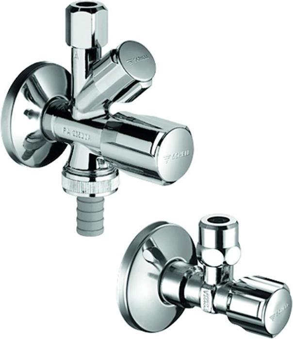 Actual product image Schell Comfort fittings set combi corner valve and corner valve 1/2 inch with pipe aerator - chrome (10