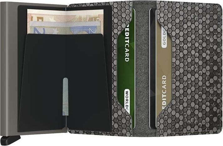Actual product image Secrid Hexagon Slimwallet -lompakko, harmaa