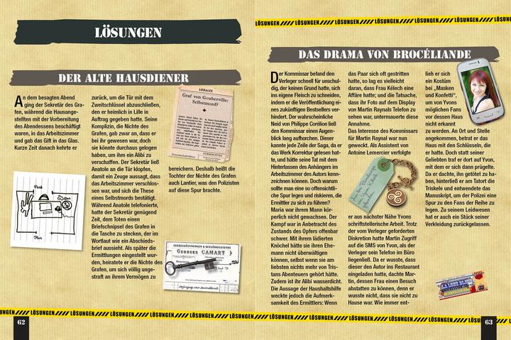 Nutritional values and ingredients Detective Games – Löse die Fälle! (2 Bücher im Bundle) (German, Beate Huth, Clémence Roux de Luze, Gesa Mattiesch, Gilles Saint-Martin, Michele Lecreux, Pascal Guichard, 2023)