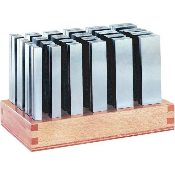 Amf, Accessori per macchine, Set di supporti paralleli n. 6348SP Contenuto 20 coppie Misura 100 Super Precision Lunghezza 100 mm