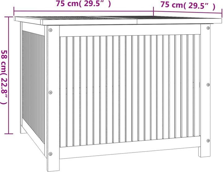 Produktbild vidaXL Gartenbox