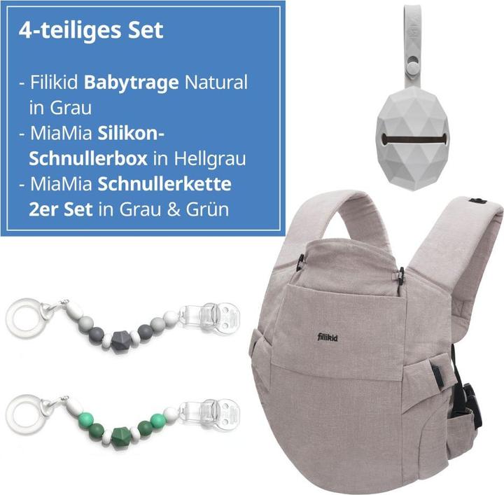Produktbild Fillikid Babytragen & Tragetücher Babytrage Natural ab 3,5 -20 kg