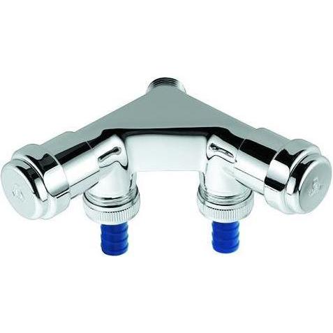 Grohe WAS Doppelventil 1/2Zoll, 1-fach chrom (41022000)