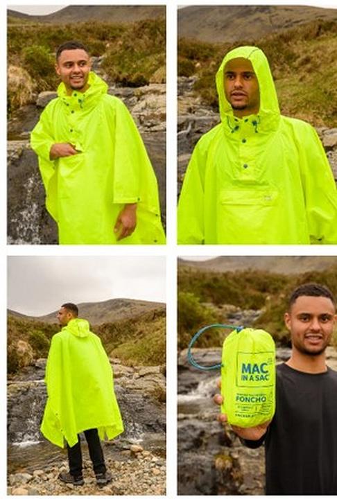 Actual product image Mac in a Sac Poncho (One size)