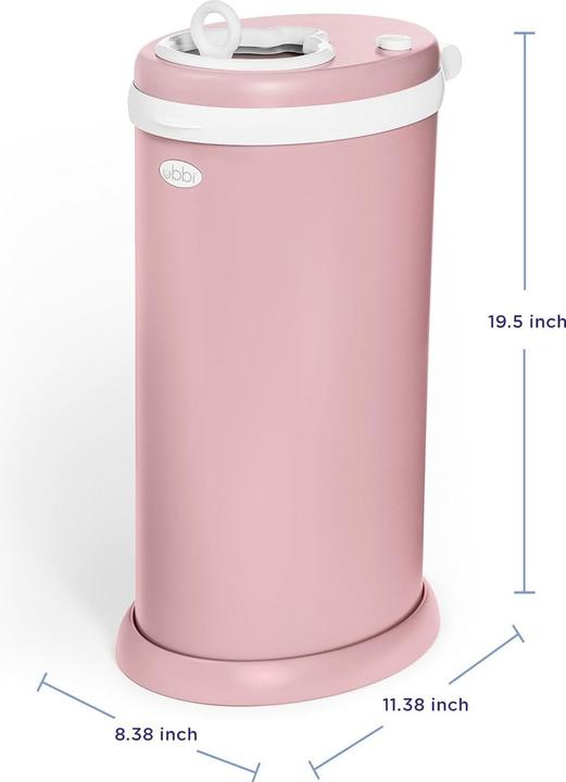 Immagine prodotto Ubbi - Luieremmer - Mat Roze - Metaal - Geurloos - Geen navulcassettes nodig