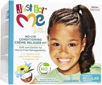 Produktbild Just For Me No-Lye Conditioning Creme Relaxer Kit Regular (Haarpflege Set)