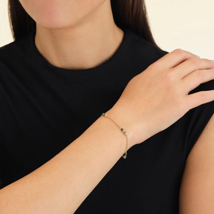 Produktbild Rosefield Essentials Armband (19.50 cm, Gold 14K, Emaille)
