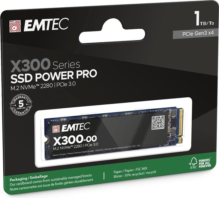 Produktbild Emtec Power Pro X300 (1000 GB, M.2 2280)
