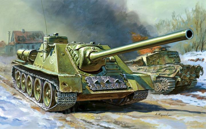 Carson 1:72 Soviet Self Propelled Gun SU-100