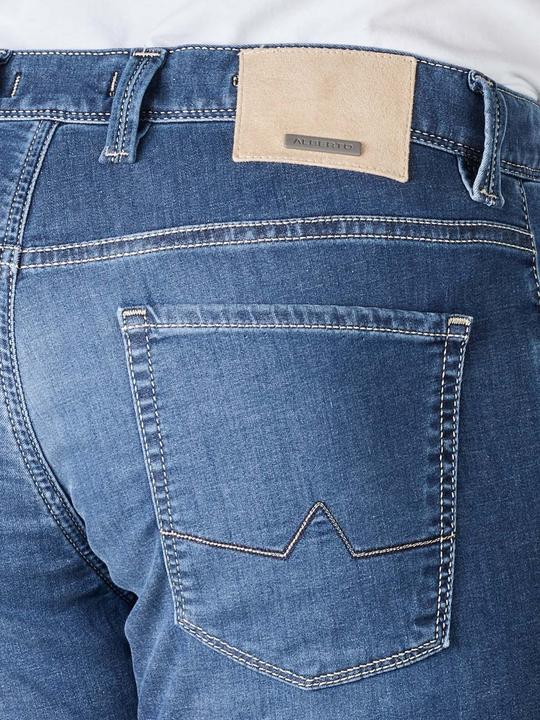 Image du produit Alberto Super Stretch Light Tencel Pipe Jeans Slim Fit Navy