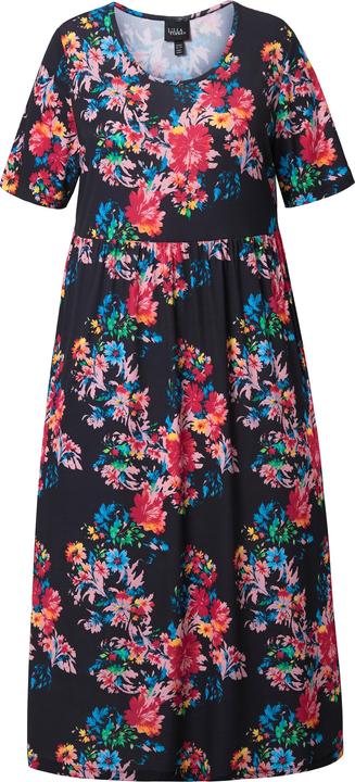 Produktbild Ulla Popken Maxikleid, A-Linie, Rundhals, Halbarm, Taschen (62)