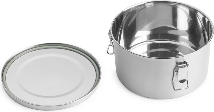 Actual product image Brotzeit Large round stainless steel lunch box (1.8 l, leak-proof)