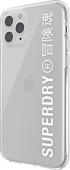 Actual product image Superdry Clear Case transparent cover with logo print (Apple iPhone 11 Pro Max)