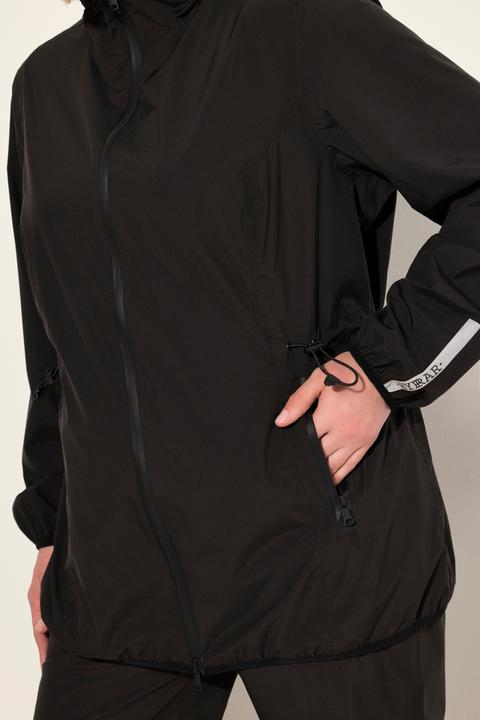 Produktbild Ulla Popken Regenjacke, leicht, Kapuze, wasserdicht, verstaubar (50, 52)