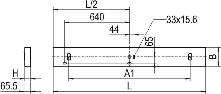 Produktbild Ridi Leuchten 0627559 LED-Anbauleuchte, LENSES-AS1547NDWS840B0500 (5160 lm)