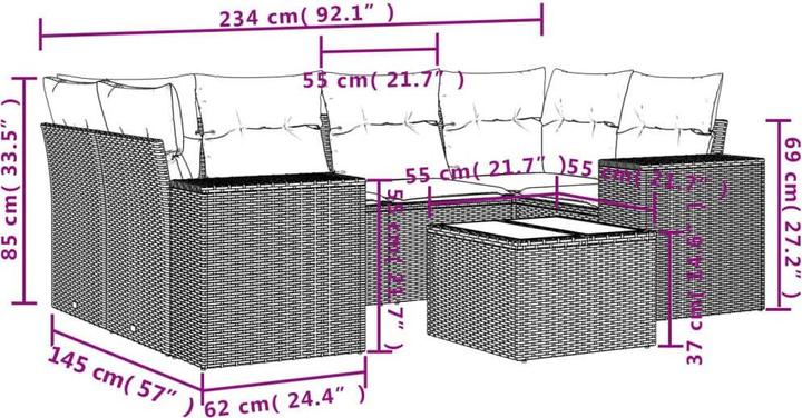 Produktbild vidaXL Langston