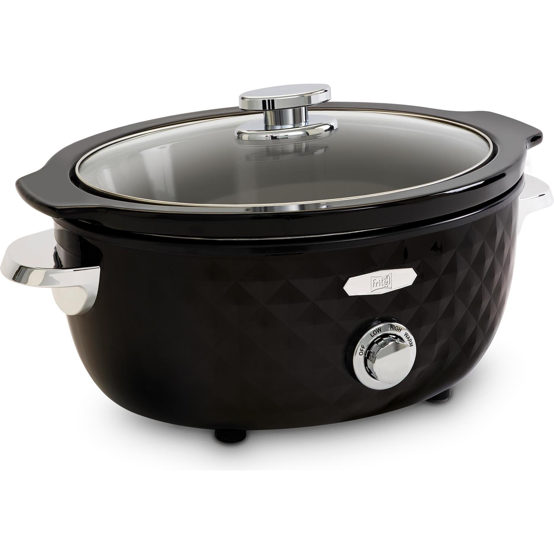 Fritel SC 2290 5,5 l 210 W Schwarz, Grau, Dampfgarer + Reiskocher, Schwarz, Grau