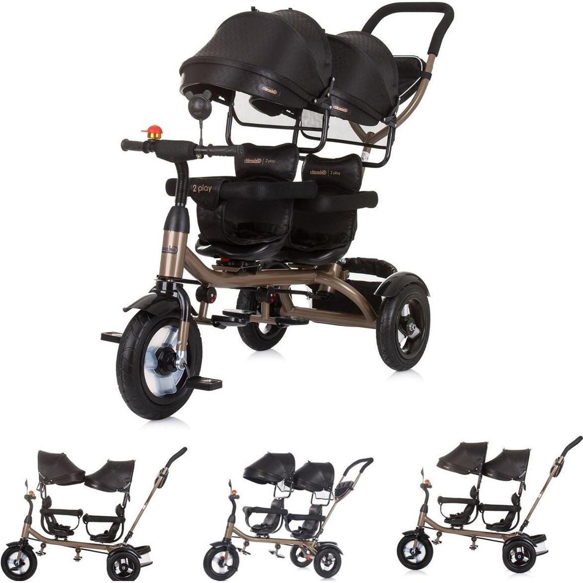 Babyshoppen Dreirad 2Play für Zwillinge