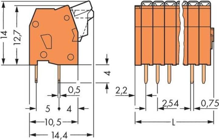 Produktbild Wago Klemmenleiste