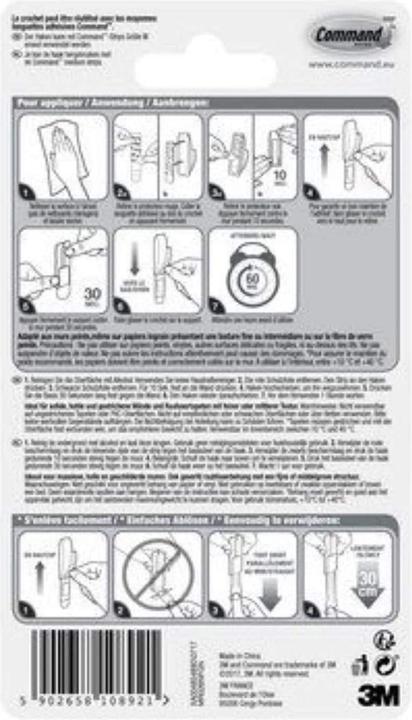 Image du produit Command Crochet métallique M