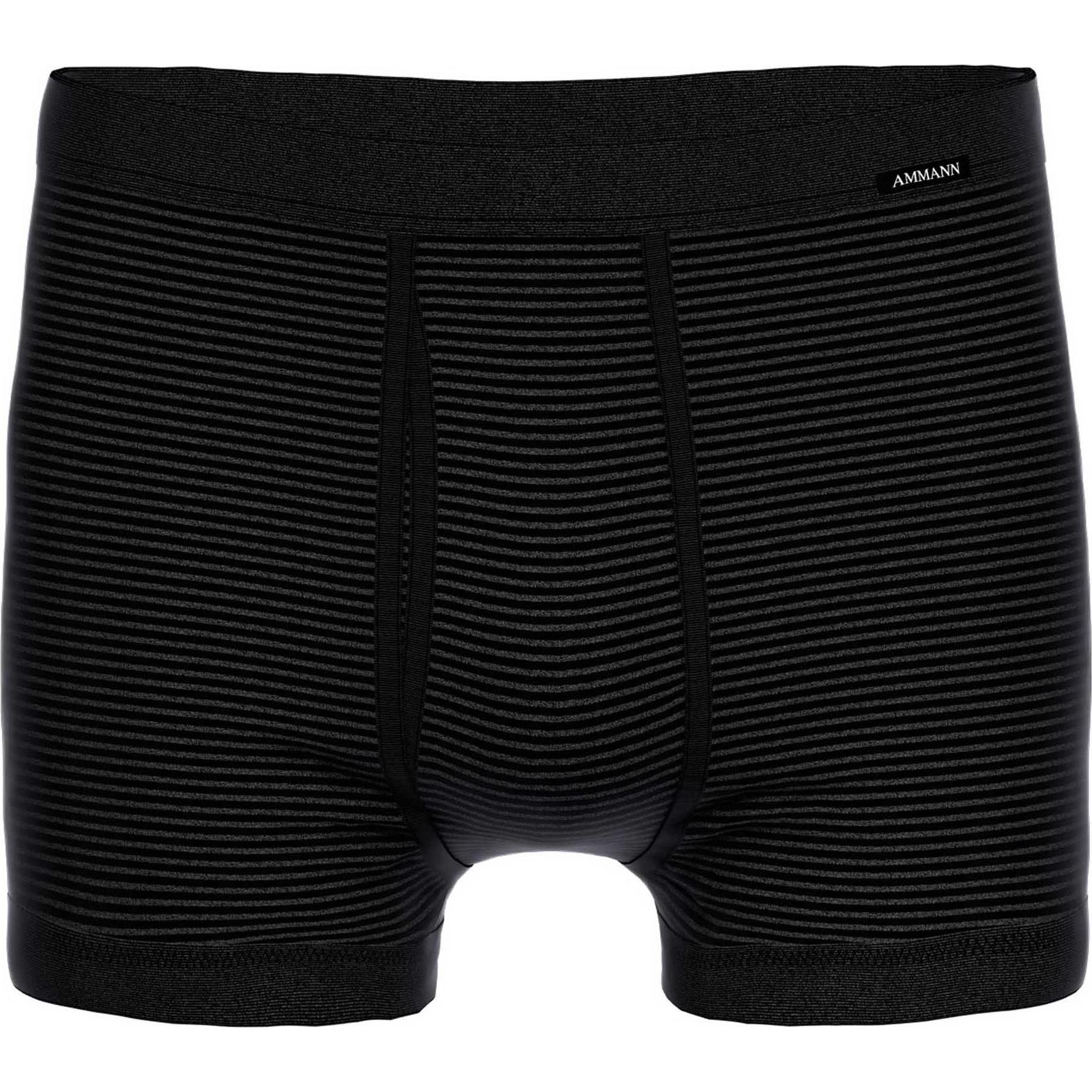 Thumbnail - Ammann, Herren, Unterhosen, Jeans Boxer Briefs 3P, Grau, (L, 3er Pack)