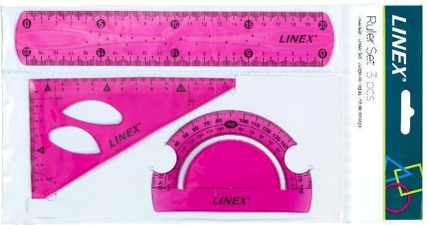 Actual product image Linex Ruler set (20 cm)