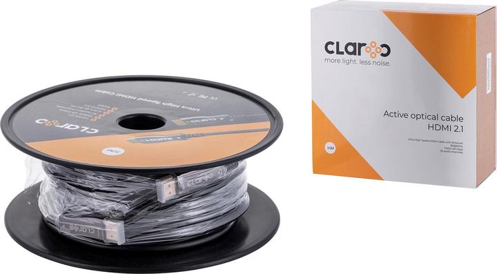Image du produit Claro CLAROC CÂBLE HDMI ŚWIATŁOWODOWY AOC 2.1 8K 30M (30 m)
