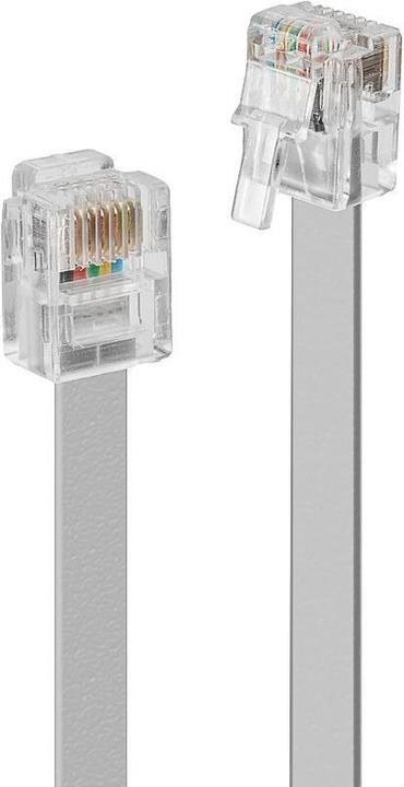 Actual product image Lindy RJ-12 cable male/male
