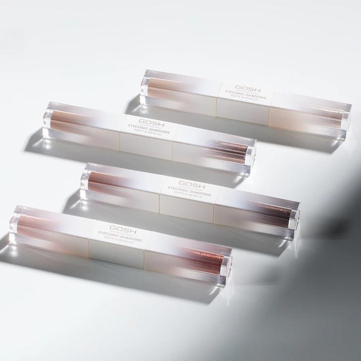 Produktbild Gosh Eyeconic Shadows Matte & Metallic cień w kremie z aplikatorem do powiek 001 Basic B 1,52ml (Basic B)