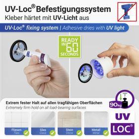 Actual product image Wenko UV-Loc Towel Bar Uno 40cm