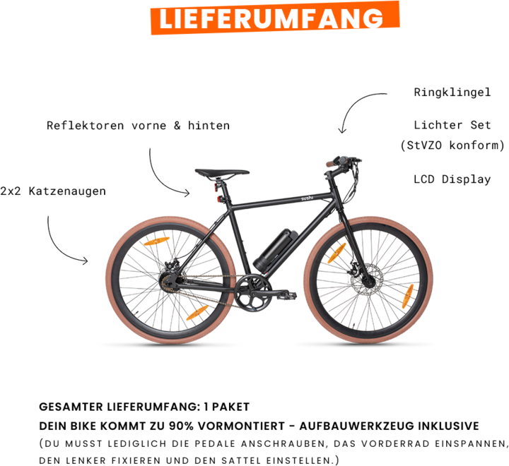 Produktbild SUSHI BIKES Maki+ (55 cm)