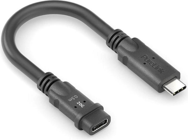 Produktbild PureLink MicroX4 USB4-Kabel USB C - USB C 0.1 m (0.10 m, 240 W)