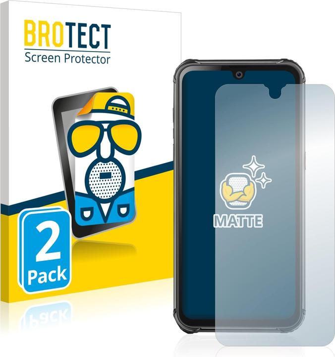 Produktbild BROTECT Entspiegelungs-Schutzfolie Displayschutz Matt (2 Stück, Blackview BV9800 Pro)