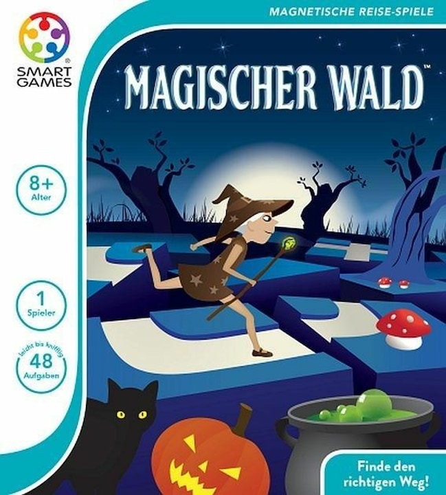Immagine prodotto Smart Games 10141848 - Legno magico, Impara il gioco, per 1 giocatore, da 8 anni (Tedesco, Francese, Inglese, Spagnolo)