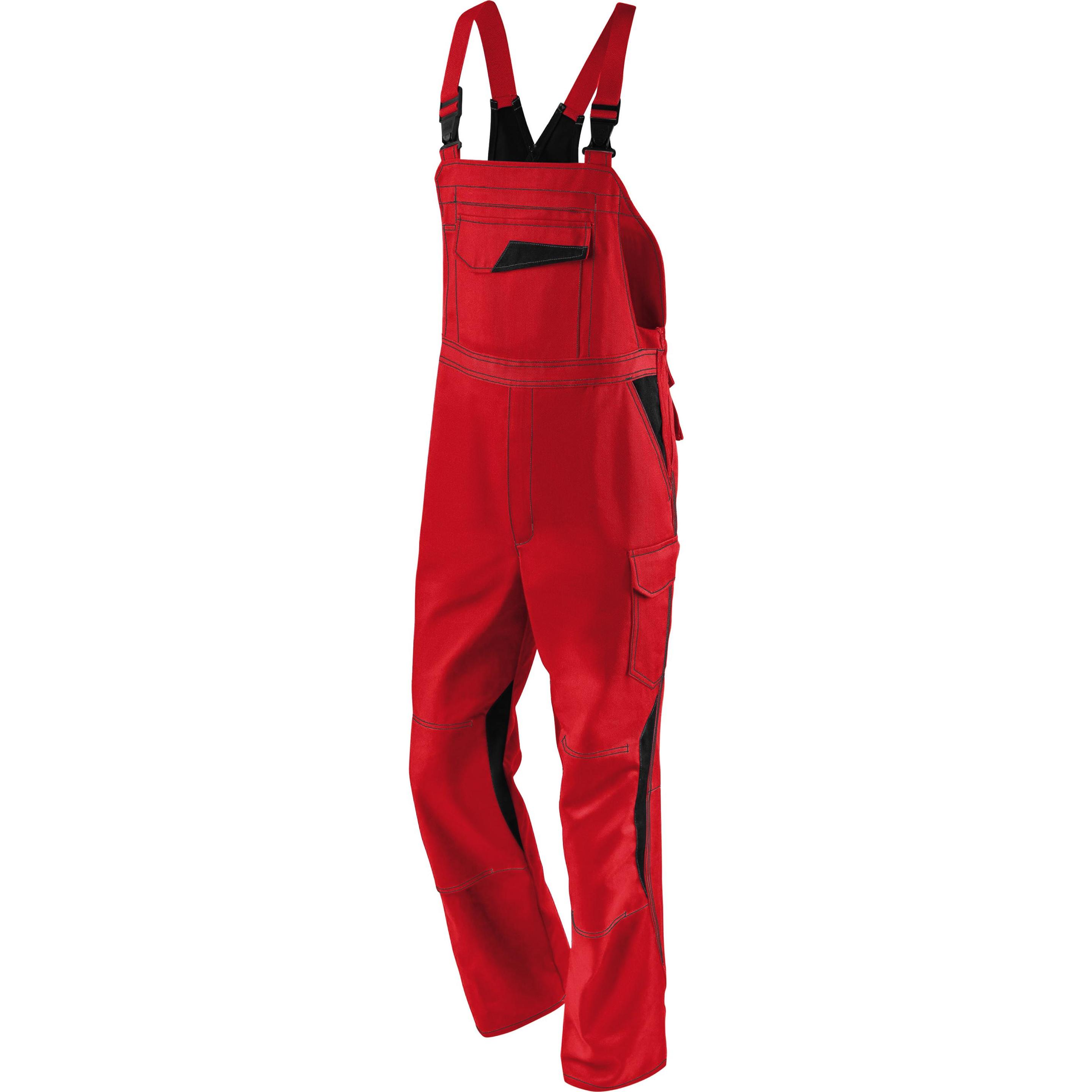 Kübler, Arbeitshose, IMAGE DRESS NEW DESIGN Latzhose mittelrot/schwarz 30 (30)