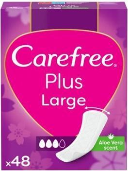 Produktbild Carefree Plus Large Panty Liners Aloe 48Pcs. (48x)