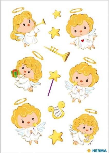 Produktbild HERMA Sticker Engel