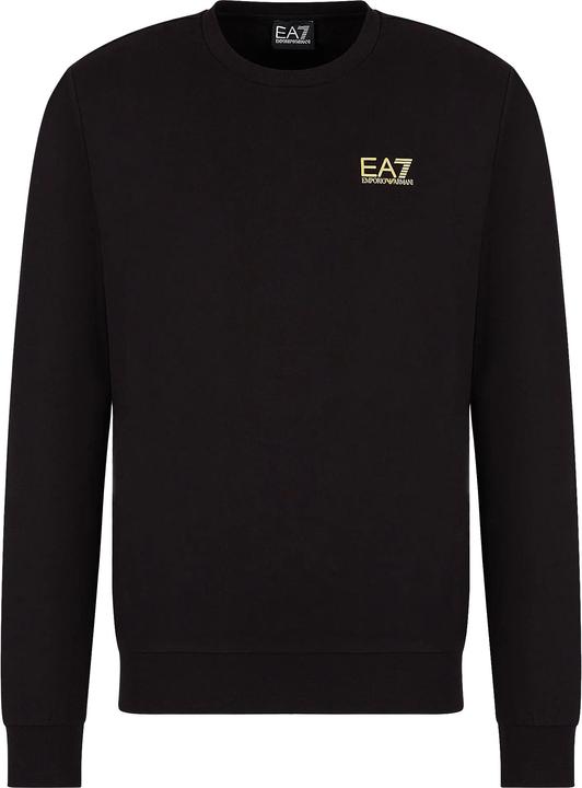 Emporio Armani Pull EA7 Sweat-shirt uni à col rond avec logo imprimé (M)