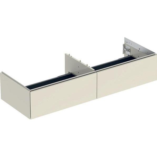 Geberit, Waschbeckenunterschrank, ONE Unterschrank für Aufsatzwaschtisch, 2 Schubladen, 133,2x26,6x47cm, 505.076.00. (13...