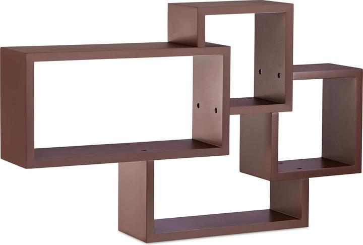 Actual product image Relaxdays Wandregal (69 x 12 x 42 cm)