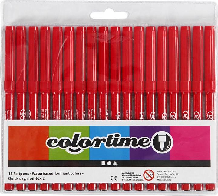 Image du produit Creativ Company Rode Stylos, 18st. (18 x)