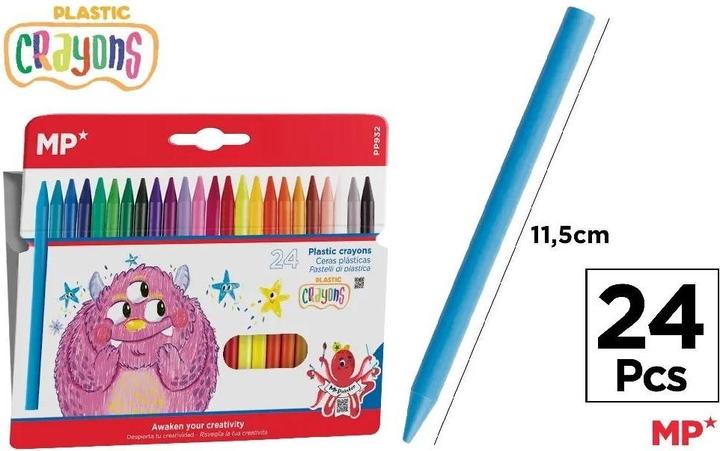 Image du produit Main paper Wachsmalstifte 24 Farben (24x)