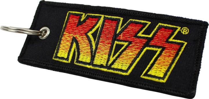 Actual product image KISS Double Sided Patch Logo Keyring